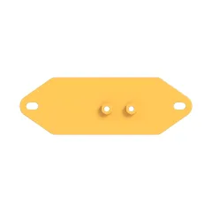 Caterpillar 6mm Placa de montaje de válvula de control de espesor — vista en tres cuartos