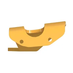 Caterpillar Fender Support Bracket — three-quarter view