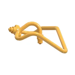 Caterpillar Fuel Injection Line — three-quarter view