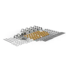 Caterpillar C175 Repower Radiator Module KIT — vista en tres cuartos