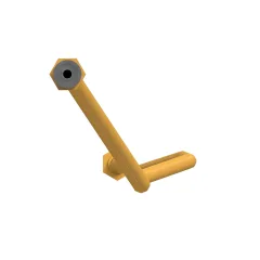 Caterpillar 6.22mm ID Boom Coupler Lines ROHRLEITUNG — Dreiviertelansicht