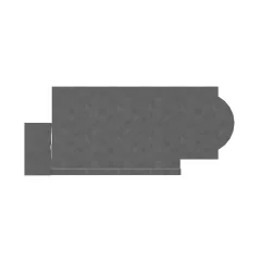 Caterpillar rechte Hand Tamper Bar Montageplatte — Dreiviertelansicht