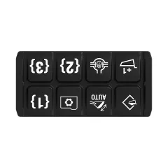 Caterpillar 8 Button Keypad Module — açılı görünüm