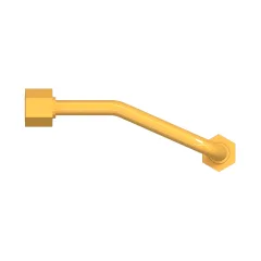 Caterpillar 6.22mm Inner Diameter Tube Assembly — three-quarter view