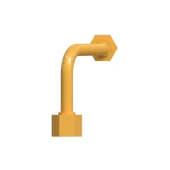 Caterpillar 6.22mm Inner Diameter Tube Assembly — three-quarter view