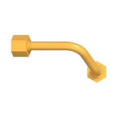 Caterpillar 6.22mm Innendurchmesser Hydraulische Leitungen Rohrmontage — Dreiviertelansicht
