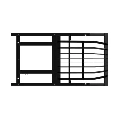 Caterpillar Cabin Overhead Protector — vista en tres cuartos