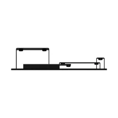 Caterpillar Overhead Guard Support — açılı görünüm