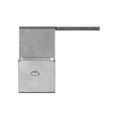 Caterpillar 4mm Thick Flood LUZ SOPORTE DE MONTAJE MÉNSULA — vista en tres cuartos