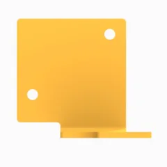Caterpillar 5mm Thick Quick Coupler Lines Bracket — three-quarter view
