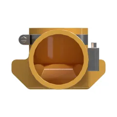 Caterpillar 76.2mm Inner Diameter Elbow — açılı görünüm