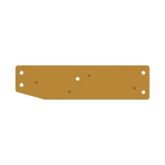 Caterpillar Placa de montagem de linha hidráulica de 6mm grossa — vista de três quartos