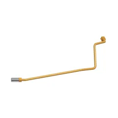 Caterpillar Axle Oil Cooler Line Tubo — vista en tres cuartos