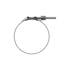 Caterpillar Single ROHRLEITUNG T-SCHRAUBBOLZEN Spring Sealing KLEMME — Dreiviertelansicht