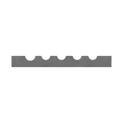 Caterpillar Multiple Tube Half Clamp — vue de trois quarts