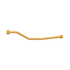 Caterpillar 9.4mm Innendurchmesser Motor Ölleitung Rohr — Dreiviertelansicht