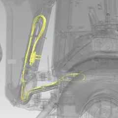 Caterpillar Kit de válvulas de verificação de cilindro de Boom — vista de três quartos
