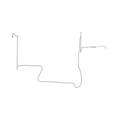Caterpillar Camera Wiring Harness — vista en tres cuartos