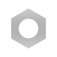 Caterpillar M4 x 0.7mm Hex Nut — three-quarter view