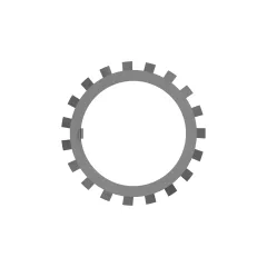 Caterpillar CÓDIGO0 ID motor manivela engrenagem traseira porca bloqueio 80.98mm — vista de três quartos
