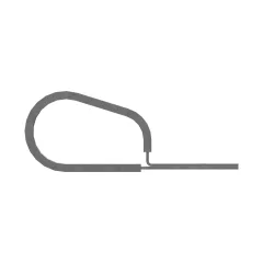 Caterpillar Hose Loop Clip — açılı görünüm