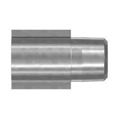 Caterpillar 25.90mm Adaptador codo largo 90 Grado — vista en tres cuartos