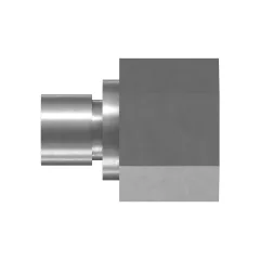 Caterpillar Adaptateur de tête droite 1/2-20-2A Hex — vue de trois quarts