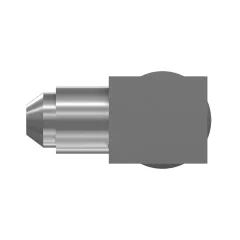 Caterpillar 43.90mm Long 90 Degree Elbow Adapter — three-quarter view