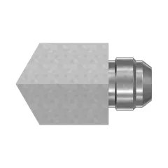 Caterpillar Hex Head 90 Degrees Elbow Flared Adapter — Dreiviertelansicht