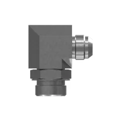 Caterpillar Hex Head 90 Degrees Elbow Flared Adapter — Dreiviertelansicht