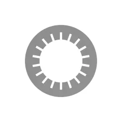 Caterpillar Lavadora interna de bloqueio de dentes 1 1/2" — vista de três quartos