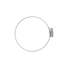 Caterpillar 60.33mm Minimum Standard Clamp — vista en tres cuartos