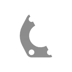 Caterpillar Split Half Flange — açılı görünüm