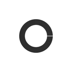 Caterpillar Split Rubber Grommet — vista de três quartos