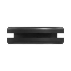 Caterpillar 6mm Diamètre intérieur Grommet rond en caoutchouc à brides — vue de trois quarts