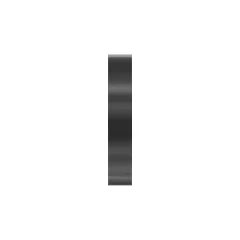 Caterpillar 6mm Thick Two Hole Flat PLACA — vista en tres cuartos