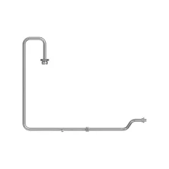 Caterpillar 10.22mm ID Air Durumer Lines Tube — açılı görünüm