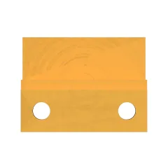Caterpillar Boom Auxiliary Hydraulic Lines Mounting Plate — three-quarter view