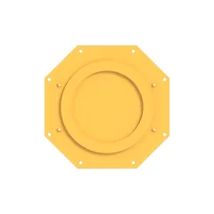 Caterpillar 5mm Placa de cubierta de prelimpiador grueso — vista en tres cuartos