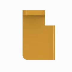 Caterpillar Bracket — three-quarter view