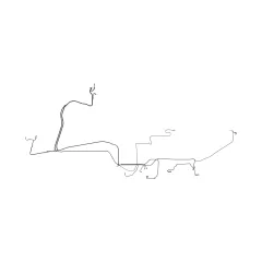 Caterpillar Sol Hand Chassis Harness'ı Wiring — açılı görünüm