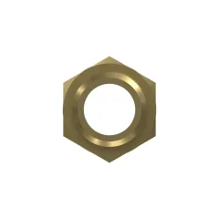 Caterpillar M10x1 x M12x1.5 Adaptador de linha reta O-Ring — vista de três quartos