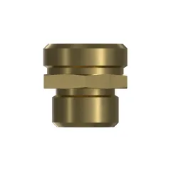 Caterpillar M10x1 x M12x1.5 Adaptador de linha reta O-Ring — vista de três quartos