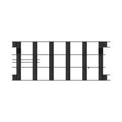 Caterpillar Rear Door Guard — açılı görünüm