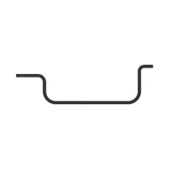Caterpillar 4mm Thickness Fuel Lines HALTERUNG KONSOLE — Dreiviertelansicht