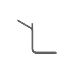 Caterpillar 3mm Thick Mounting Bracket — vue de trois quarts