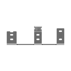 Caterpillar 3mm Thick Mounting Bracket — vue de trois quarts