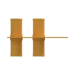 Caterpillar Radyatör Hoş Destek Pipe — açılı görünüm