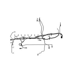 Caterpillar Sol El Side Filtre Hizmeti Harness — açılı görünüm