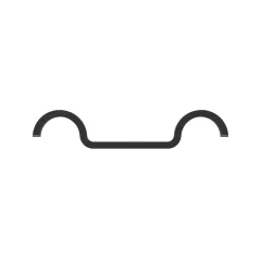 Caterpillar Clip de linhas de acoplamento hidráulico 2.5mm — vista de três quartos